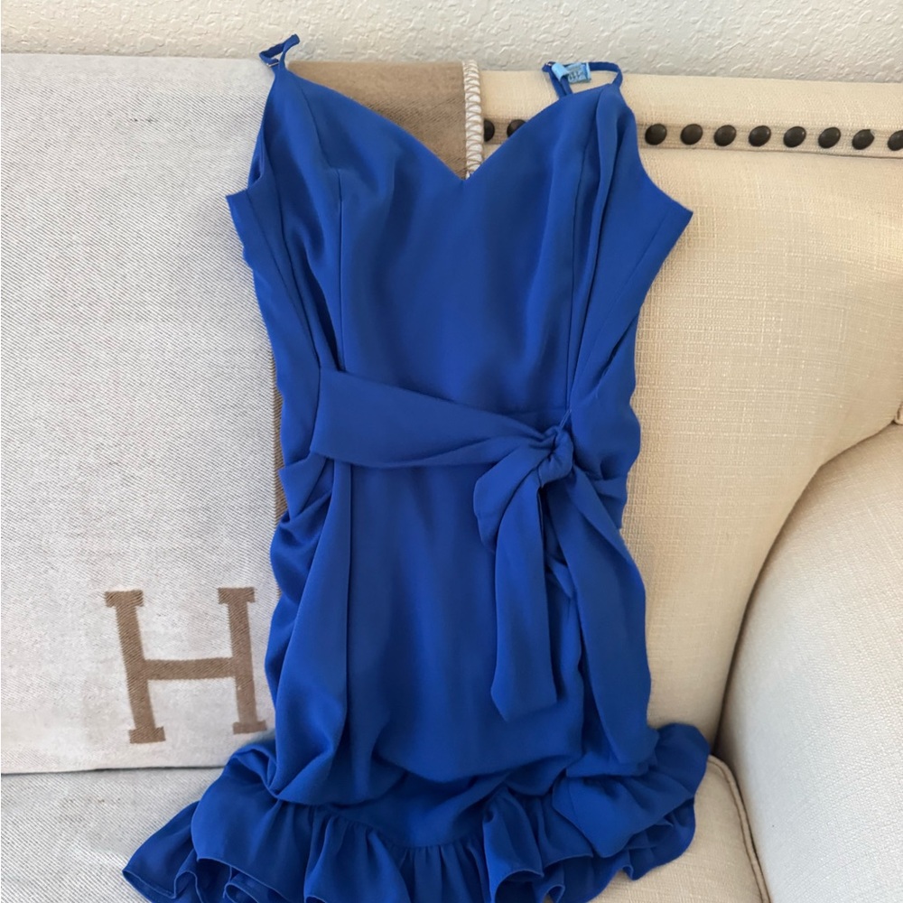 Elegant Blue Women's Dress